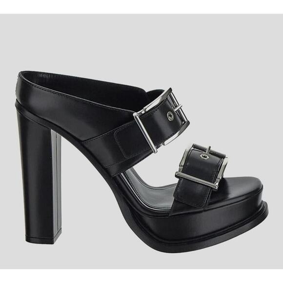 Alexander McQueen 120mm Heeled Sandal Sz 39 1/2 - Picture 2 of 11